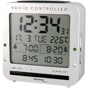 techno line Technoline Radiosveglia WT 245, 4 allarmi, argento