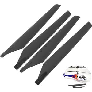 GHYJHS 2 Set RC Helicopter Main Blades Hobby RC Elicotteri per RC Elicotteri V3 V4 5 # 4 5-8 Apache AH6, Nero