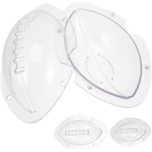 PRETYZOOM 1 Set Robusti Da Forno Palloni Da Rugby Tortiere Per La Cottura Da Forno Creativi Unione Di Rugby Sport Stampo Di Cioccolato Lattina Padella Cubo Transparent Abs 3 Pz