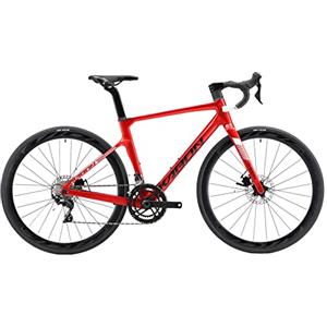 KABON Bicicletta da strada in carbonio, Bicicletta da strada con telaio in fibra di carbonio 700C con freno a disco Ultegra R8000 Bicicletta da corsa per uomini e donne