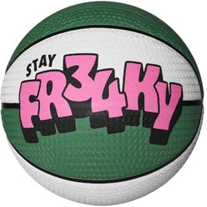 Nike Playground 8P 2.0 Giannis Antetokounmpo Pallacanestro - Taglia 7 - Malachite/Blue Tint/Black/Playful Pink - Signature Ball con GA-Design & Logo Freak N100413933107