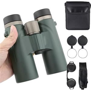 WYDDSX Warmax Binoculars,Bosco C9 Fernglas 12x42,Warmax Night Vision Binoculars,Adults High Magnification Binocular (Green)