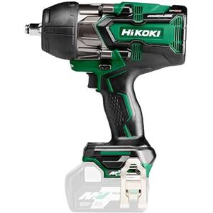 HiKOKI Avvitatore a Impulsi a Batteria - 36 V, 1/2 Brushless, 1050 Nm di Coppia, IP56, Luce LED, Impugnatura Ergonomica - Inclusa Valigetta di Trasporto - Senza Batteria e Caricabatterie