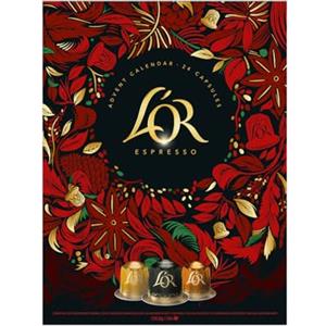 L'OR - Calendario dell'Avvento 2025-24 Miscele di Caffè Curate Create dagli Artisti del Caffè L'OR - Capsule Caffè Compatibili con Macchine Nespresso®* Original