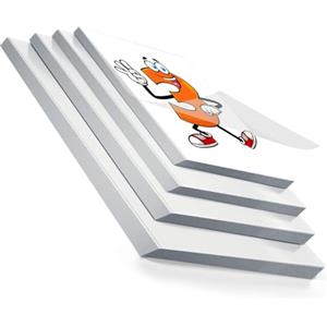 MAXDONE Pellicole plastificatrici A3 A4 A5 A6 (50 pezzi) - Pellicole plastificatrici da 80 micron, trasparenti, lucide, di alta qualità, adatte per tutte le marche di plastificatrici