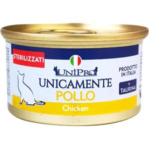 Unipro Cibo Umido Monoproteico per Gatti Sterilizzati al Pollo - 85g