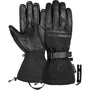 Reusch Duality R-Wool Guanti da sci unisex - Guanti invernali caldi, impermeabili e antivento con isolamento R-LOFT, pelle e fodera in lana per uomo e donna