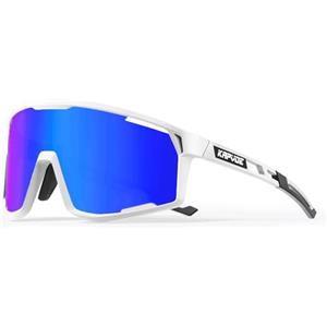 KAPVOE Occhiali da ciclismo polarizzati Occhiali da sole sportivi Uomo Donna Occhiali da baseball MTB da esterno Occhiali da ciclismo UV400 Blu