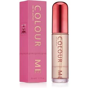 COLOUR ME Pink Profumo da donna, Eau de Parfum 50 ml, Fragranza di lusso - Profumo da donna, persistente Profumi di Milton-Lloyd, 50ml