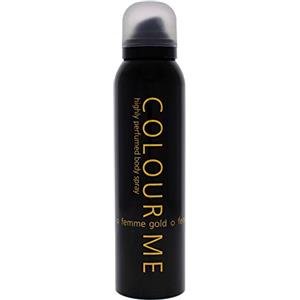 COLOUR ME Gold Femme Profumo da donna, Spray corpo 150 ml, fragranza di lusso, persistente Fragranza da donna di Milton-Lloyd