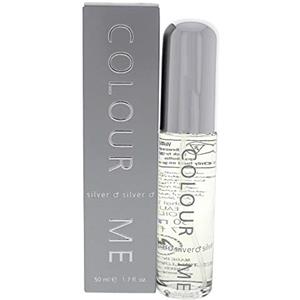 COLOUR ME Argento Profumo da uomo, Eau de Parfum 50 ml, fragranza di lusso - Dopobarba da uomo, persistente Fragranza di Milton-Lloyd, 50ml
