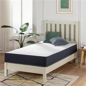 Zinus Matelas en Mousse Confort Suprême 90 x 190 cm, Hauteur 20 cm, Fermeté Moyenne, Matelas en Boite, OEKO-TEX