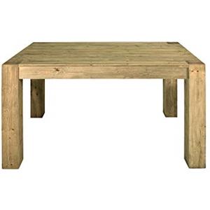 KONTE.DESIGN Tavolo NAVIGLI allungabile in legno, Naturale, 140x90 cm