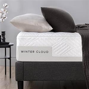 Zinus Materasso in memory foam Winter Cloud | Adattabile a 7 zone | 150 x 200 cm | Altezza 30 cm | OEKO-TEX