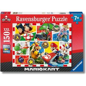 Ravensburger 12004143 - Divertimento con Mario Kart - Puzzle per bambini dai 7 anni in su, con 150 pezzi in formato XXL