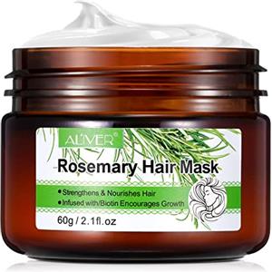 IKZEE Maschera per capelli rosmarino, Riparazione del trattamento dei capelli Nutriente,Rinforza e nutre la maschera per capelli secchi danneggiati, Capelli condizionanti profondi