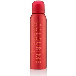 COLOUR ME Red Profumo da donna, Spray corpo 150 ml, fragranza di lusso, persistente Fragranza da donna di Milton-Lloyd, 150ml