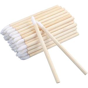 G2PLUS 50 Pezzi Monouso Lip Gloss Pennello per Labbra in Legno Microbrush Lip Brush Monouso Lip Gloss Applicatore Bacchette Makeup Tool