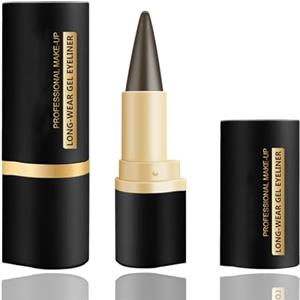 AONAT Eyeliner Marrone Pen, Penna per Eyeliner in Gel, Matita Occhi Resistente All'acqua, di Lunga Durata Crea un Look Occhi Deciso (Marrone)