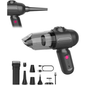 EBOSSOM Aspirapolvere Portatile Senza Fili,8kPa Aspirabriciole Potente Con Fili,4 in 1 Mini Aspirapolvere Auto Senza Fili,4000mAh USB-C Ricaricabile Aspirapolvere Piccolo,Non Booster Avviamento