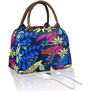 LUNALING Borsa termica.Borse porta alimenti isolate per campeggio/lavoro/scuola. Una piccola lunchbag adatta a donne/studenti.