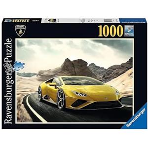 Ravensburger - Puzzle 1000 Pezzi Lamborghini Huracán Evo Rwd | Puzzle Auto Sportive Con Una Misura Di 70x50 Cm | Regalo Per Adulti E Bambini Da 14 Anni E Più