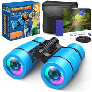 Dromlag Binocolo Bambini, Regalo Natale Giochi Bambini 3-12 Anni Regali Natale Bambini Giochi Giardino per Bambini Telescopio Bambini