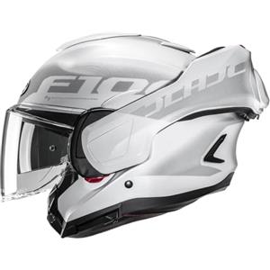 HJC, Casco Moto Modulare F100 HETAL MC10, XXL