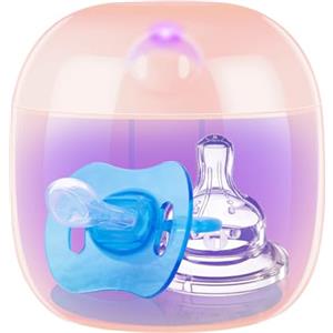 mountop Sterilizzatore Portatile Dummy, Mini Box Sterilizzante UV-C, Sterilizzazione al 99,99% in 3 Minuti, Ricaricabile USB-C, Sterilizzatore Compatto per Ciucci, Tettarelle e Altri Accessori per Bebè