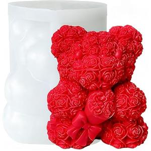 JDH Silicone stampo silicone orsetto grande,stampi per candele fai da te,stampo per candele orso Regali Di Compleanno,Regali Per La Festa Della Mamma,Regali Di Nozze,Stampi In Silicone Per Contenere Fiori