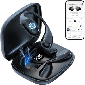 Ninonly Cuffie Traduzione Simultanea Ninonly AI Cuffie Traduzione Linguistici con 150 Lingue, Bluetooth 5.4, Auricolari di Traduzione con 6 Modalità per Viaggi Imparare, Ricarica, Rapida, Vestibilità