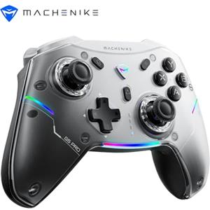 Machenike G5PRO Wireless Controller RGB, Joystick PC Gaming Hall Effect, Joystick Trigger, Tasti meccanici, Compatibile con PC/NS/TV/smartphone, TURBO, 5 Livelli di vibrazione, Nero
