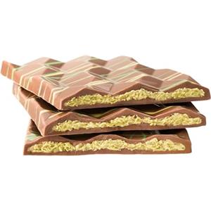 Di Sano Disano Cioccolato Dubai Originale Ricetta Premium - Tavoletta 100 g con Pistacchio e Kunafa Croccante - Made in Italy. Cioccolato al latte con Crema di Pistacchio e Pasta Kadayif Croccante.