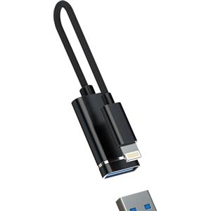 HOYULLI Adattatore maschio Lightning a USB Femmina OTG 3.0 Cavo per iPhone14 13Pro Max per iPad Connettori Certificato MFI per Apple Connettore USB-A Lettore Schede Fotocamera Digitale Accessori Convertitore