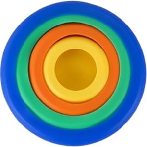 Fc'Noqgn Set 4 coperchi in Silicone Alimentare Certificati SGS Design antiperdita Elastico Adatti a contenitori Vari Casa e Campeggio Multifunzione