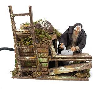 Joy Christmas Pastore per Presepe in Movimento 14 cm x 9 cm Il Falegname