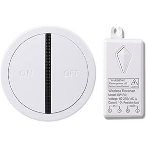 Mengshen Interruttore Remoto E Kit Ricevitore, Mini Relè Portatile Nessun Cablaggio Nessun WiFi Richiesto Per Luci LED Lampade Ventilatori Programmabili Waterproof