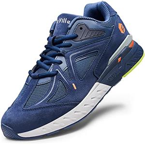 FitVille Extra Larghe Scarpe Uomo Sneakers Supporto per Arco Plantare Pianta Larga Scarpe da Ginnastica Comfort per Piede Piatto 43 EU X-Larga Blu
