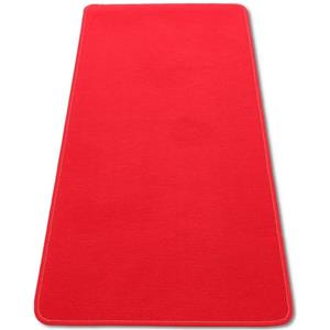 Casatessile Tappeto Cucina passatoia Antiscivolo Largo 50 cm. Tinta Unita VELLUTATA Corsia Lavello, Tappeti Multiuso Lavabile. - Rosso, 120 cm.