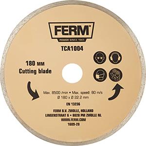 FERM Lama diamantata 180 mm - per tagliapiastrelle