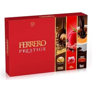 Idea CONFEZIONE CIOCCOLATINI FERRERO PRESTIGE MON CHERI ROCHER POCKET COFFEE 21 PEZZI