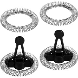 Penitue 4pz Ricambio Montalatte per Ovetedot Secura, 2pz Ricambio Montalatte Elettrico e Fruste Vapore e 2pz Anelli a Molla per Ovetedot Secura MMF-809-WH MMF-809-BL
