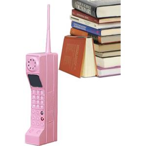 FxaumsGxuk Telefono in retrò con antenna e pulsanti 4 x 7 x 32 cm ferro retrò ornamento cellulare, vecchio stile stilizzato telefoni cellulari puntello per simulazione fotografica