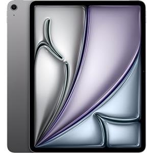 Apple iPad Air 13 (M2): display Liquid Retina, 128GB, fotocamera frontale orizzontale da 12MP, fotocamera posteriore da 12MP, Wi Fi 6E, Touch ID, autonomia di un giorno intero — Grigio siderale