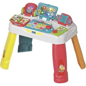 Clementoni Baby Tavolo Attività Baby Gamer - Postazione Interattiva per Bambini con Tastiera e Modalità Educative