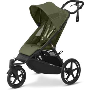 CYBEX Gold AVI SPIN Passeggino, Dalla Nascita Fino a Circa 4 Anni, Max. 111 cm e 22 kg, Passeggino da Città e fuoristrada, Moss Green