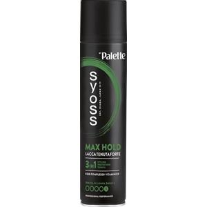 Syoss Max Hold Lacca Tenuta Forte 300ml, Lacca capelli per chioma morbida e luminosa, Hairspray 3-in-1 styling, protezione, tenuta 4, Lacca capelli con complesso vitaminico