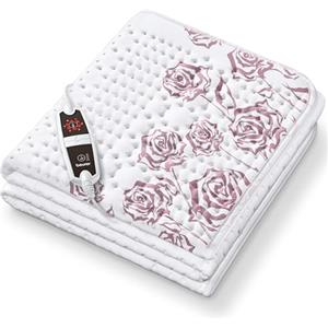 Beurer UB 75, Coprimaterasso termico, scaldaletto Singolo, con 6 Livelli di Temperatura, spegnimento automatico personalizzabile, lavabile in lavatrice a 30° dimensioni 150 x 80 CM