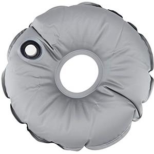 Jenngaoo Base per Ombrellone Rotonda in PVC con Sacca d'Acqua da 7KG, Pieghevole e Portatile per Esterno, Giardino, Spiagge, Terrazze