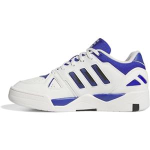 adidas Originals Midcity Low Shoes, Scarpe da Basket Uomo, Core White/Semi Lucid Blue/Core Black, 42 EU
